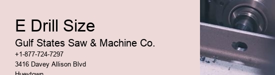 Y Drill Bit Size